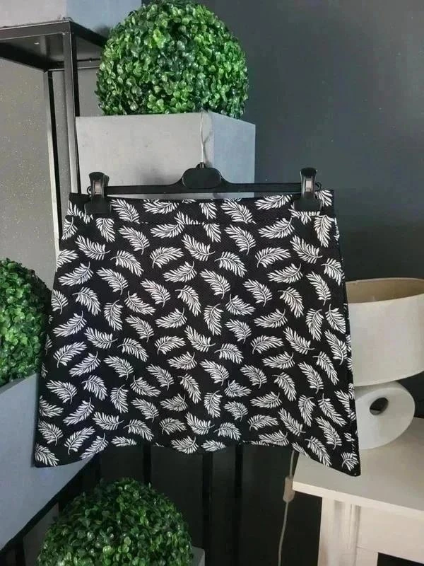 Jupe imprimée feuilles H&M